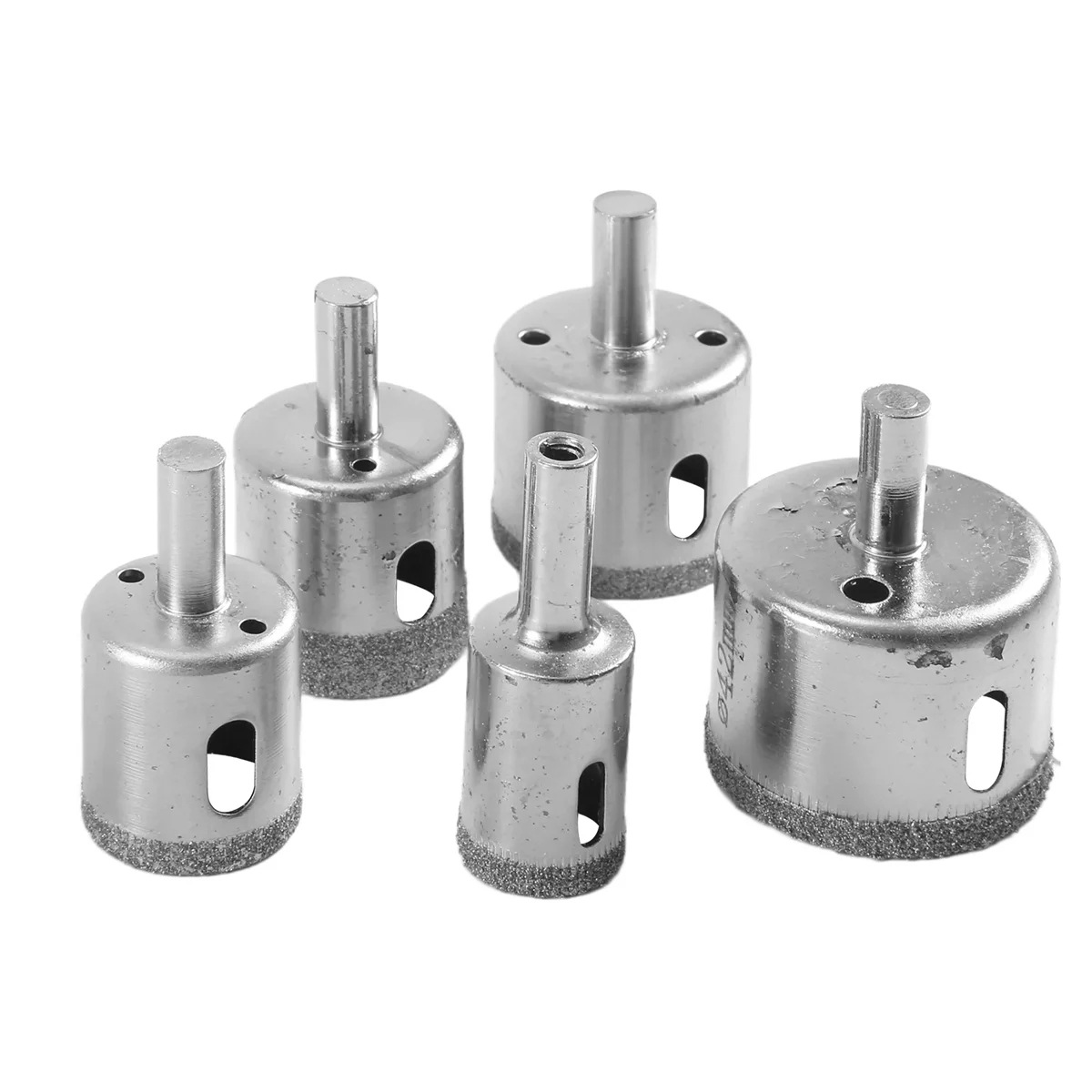 5x 20-42mm Diamond Hole Saw Drill Bit Set For Tile Cutting