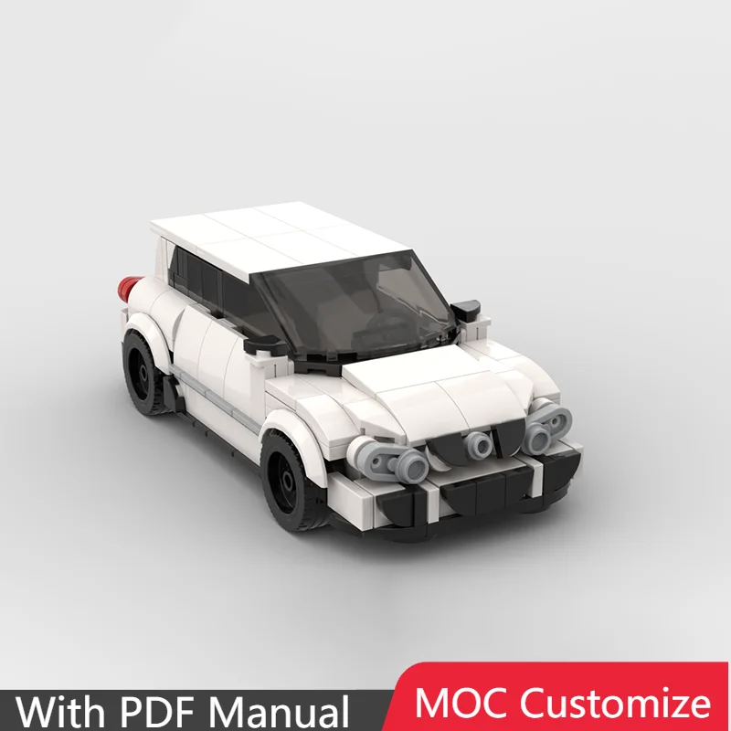 

300 PCS Hot Selling MOC Creative White Luxury Car Modular Building Blocks Model Educational Assembly Toy For Boys Christma Gift