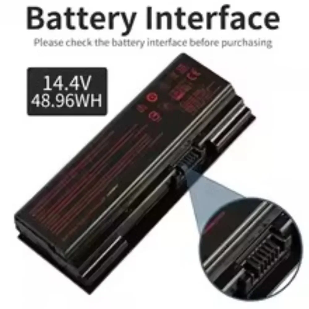 NH50BAT-4 Li-ion Laptop Battery 14.4V 48.96Wh Replacement for Thunderobot 911MT 911ME T3 T3Ti Machenike T58-V Notebook Battery.