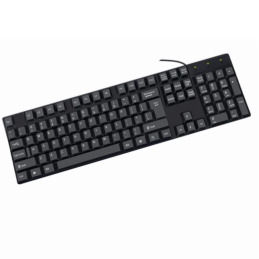 Small language wired keyboard Russian Spanish Arabic French layout USB wired 104 foreign trade keyboard