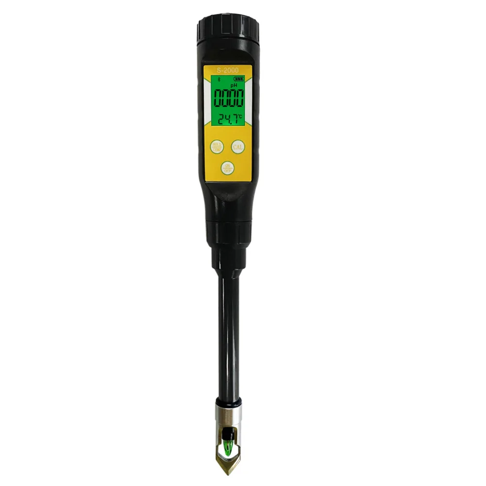 

Soil tester with mobile phone connection for potted plants and garden with waterproof IP67 and precise pH measurement