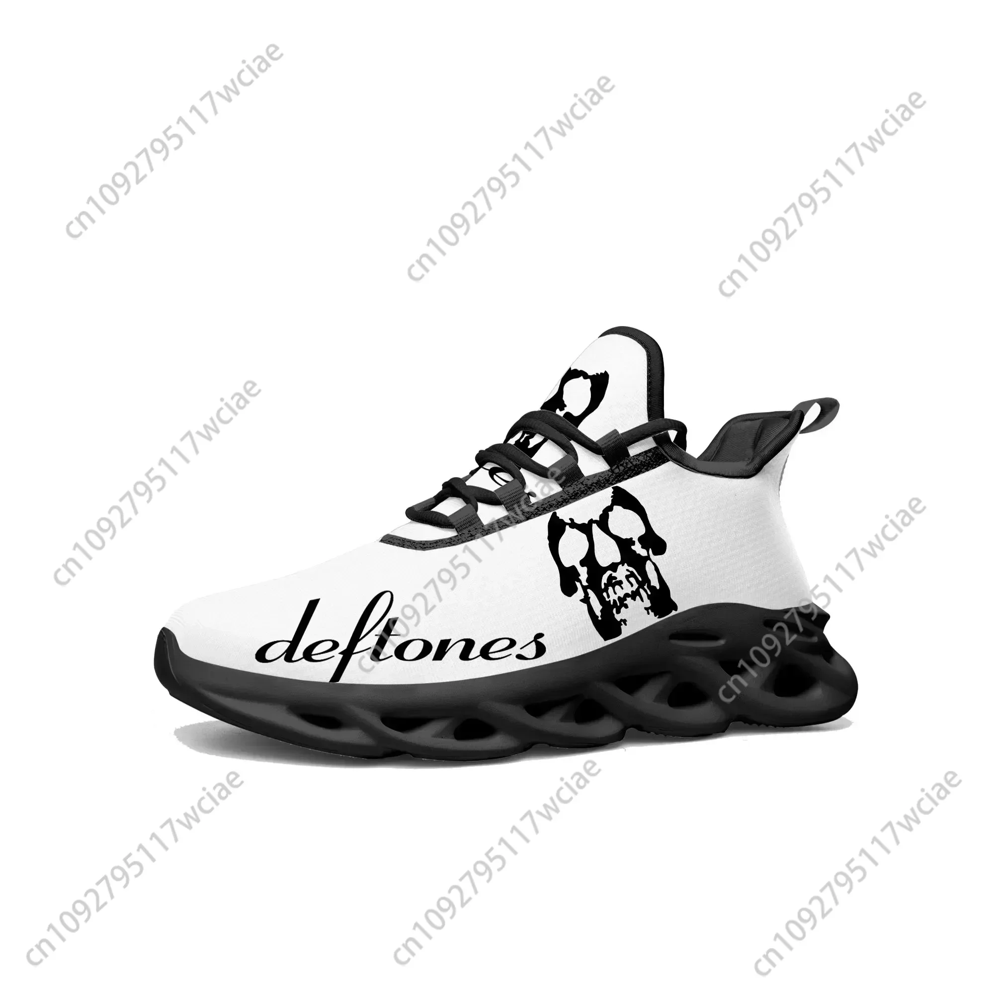 

Deftones Metal Art Rock Band Flats Sneakers Mens Womens Sports Running Shoe Sneaker Lace Up Mesh Footwear Tailor-made Shoe Black