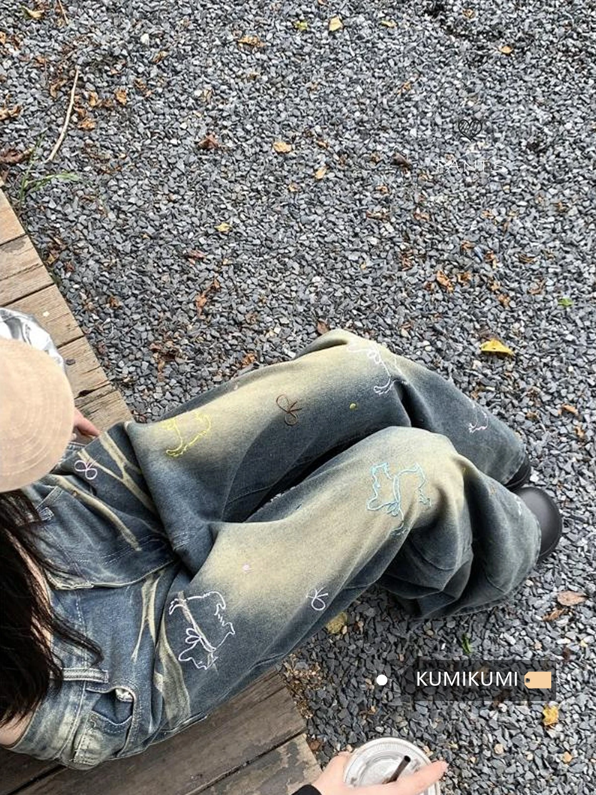 Celana Wanita Jeans Baggy Bahan Tekstur Berkualitas Tinggi Terasa Nyaman untuk Wanita Fashion Panjang Kasual Awet Dipakai