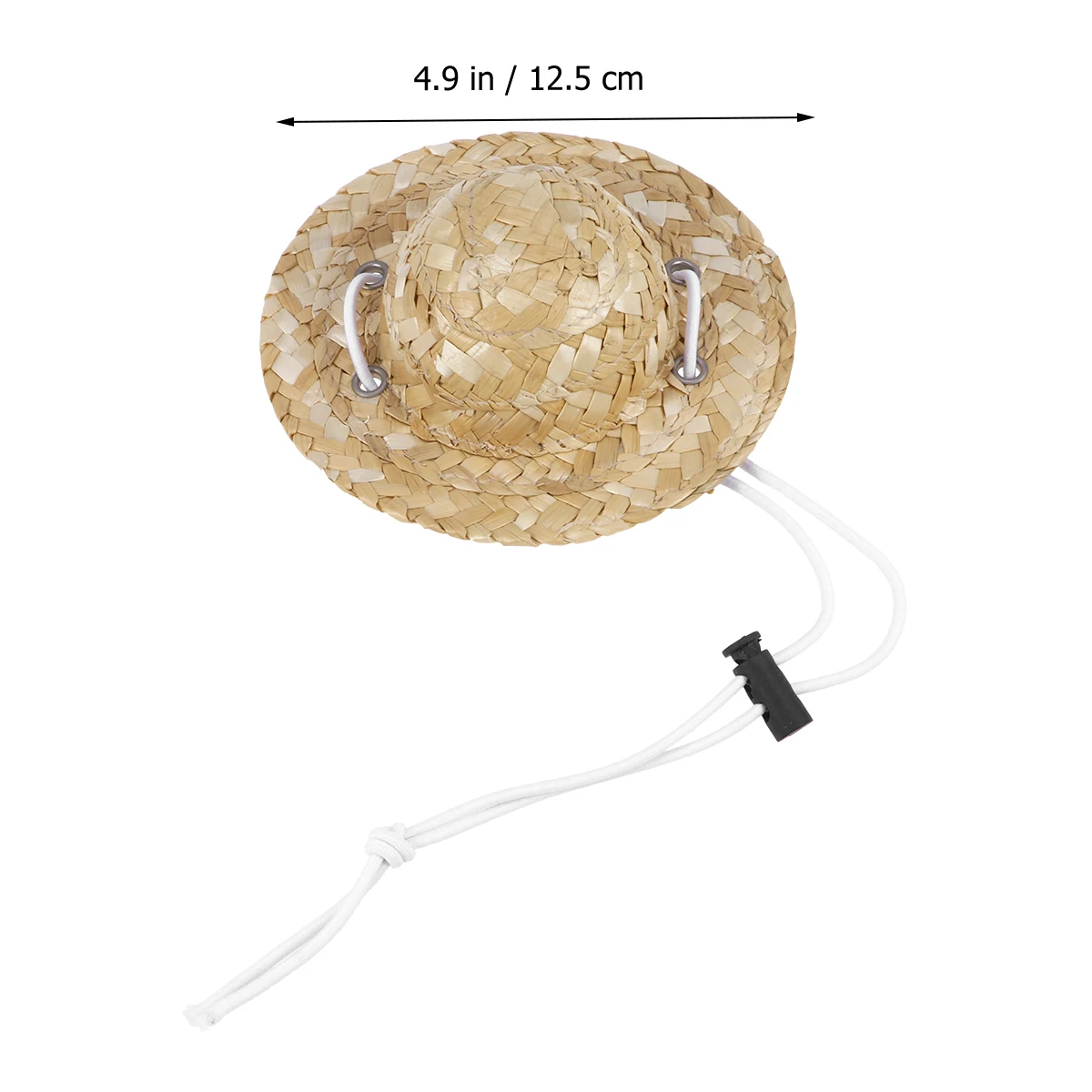 

Pet Breathable Comfortable Dog Hats for Small Dogs Cats Sun Protection Garden Beach Adjustable Elastic Chin Strap