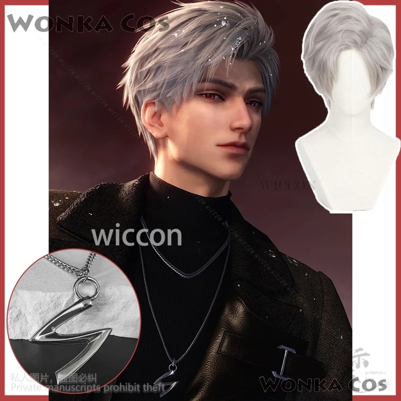 

Игра Love And Deepspace Косплей Силус Парики Ожерелье Панк Готика Многослойная Цепочка на ключицы Ювелирные аксессуары по индивидуальному заказу