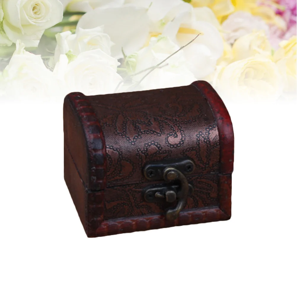 

Wooden Vintage Jewelry Storage Box Durable Organizer Case with Premium Metal Lock for Jewelry Gifts Vintage Storage Box