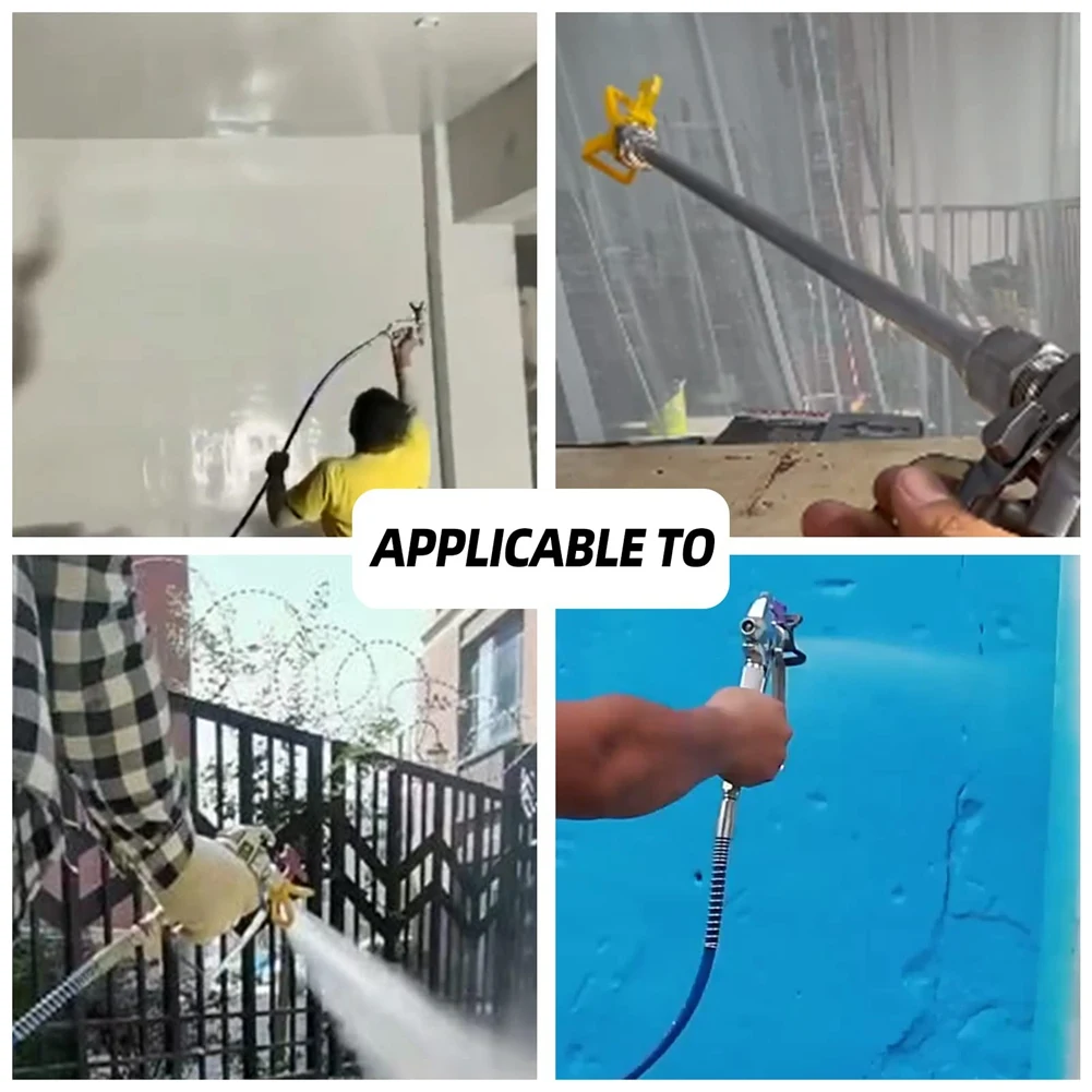 

Top Deals Airless Paint Nozzles Set Reversible Spray Tips Airless Sprayer Spraying Machine