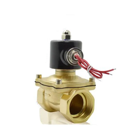 2W400-40 Solenoid Valve BSP 1-1/2" DC 12V/24V AC 110V/220V Direct Water Air Oil Gas Normally Closed Electric