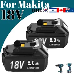 For Makita 6Ah/9Ah/12.0Ah for Makita 18V Battery BL1830B BL1850B BL1850 BL1840 BL1860 BL1815 Replacement Lithium Battery