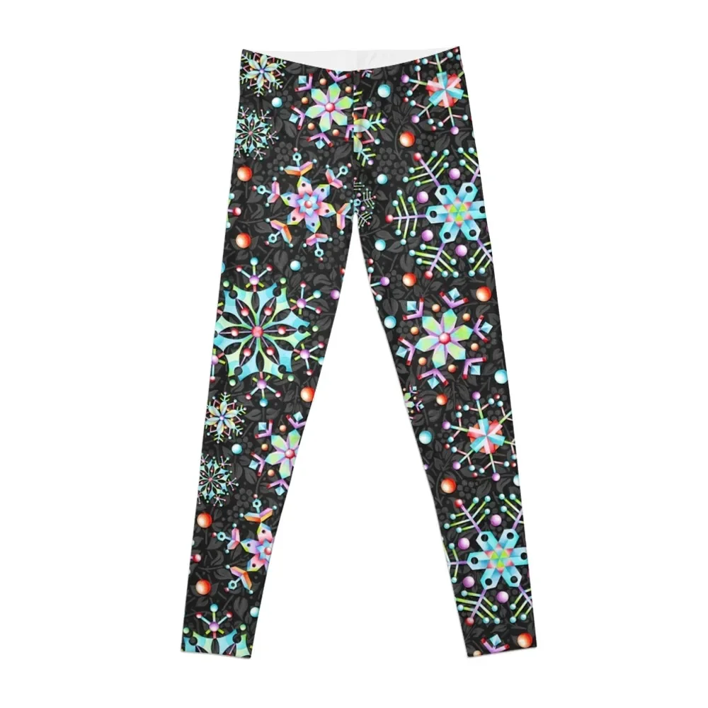

Snowflake Kaleidoscope Leggings for girls Clothing fitness Sports pants for sports shirts gym Womens Leggings