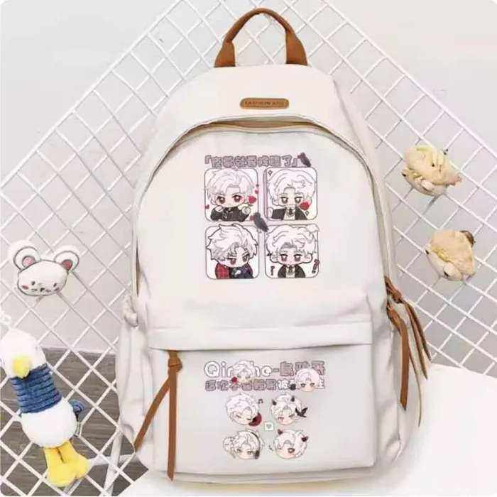 

Anime Sylus Love And Deepspace Schoolbag Backpack High-Capacity Shoulder Bag Cosplay Student Teenager Gift B1718 Anime
