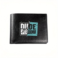 Dude Perfect Graphic Design Stylish Wallet for Men,Christmas Gift,Premium Quality,Business Casual,Simple Elegant,Practical Luxur