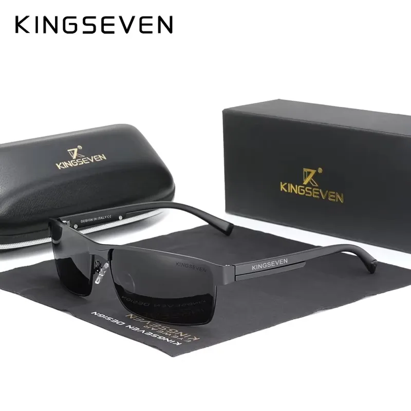 KINGSEVEN Männer Polarisierte Sonnenbrille Design Frauen Sonnenbrille UV400 Anti-glare Fahren Quadratische Brillen 5