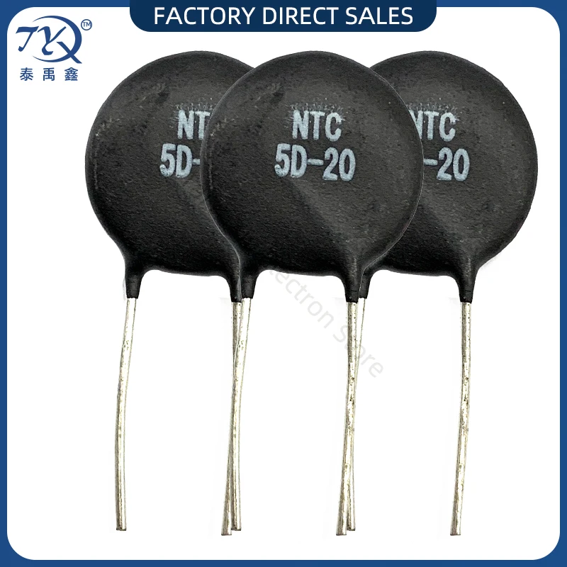 10PCS MF72 PowerTypeNTC5D-15RejectionInrushCurrentNegativeTemperatureCoefficientThermistor