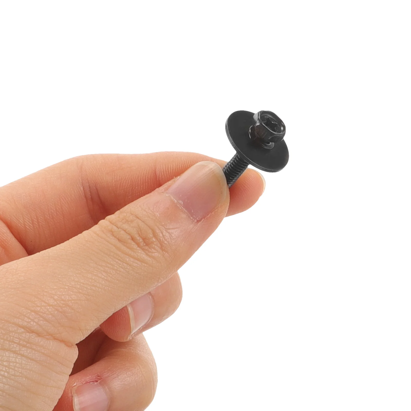 

100 Pcs Drum Screw Snare Screws Mount Nuts Metal Black Lugs Tom Replacement Parts