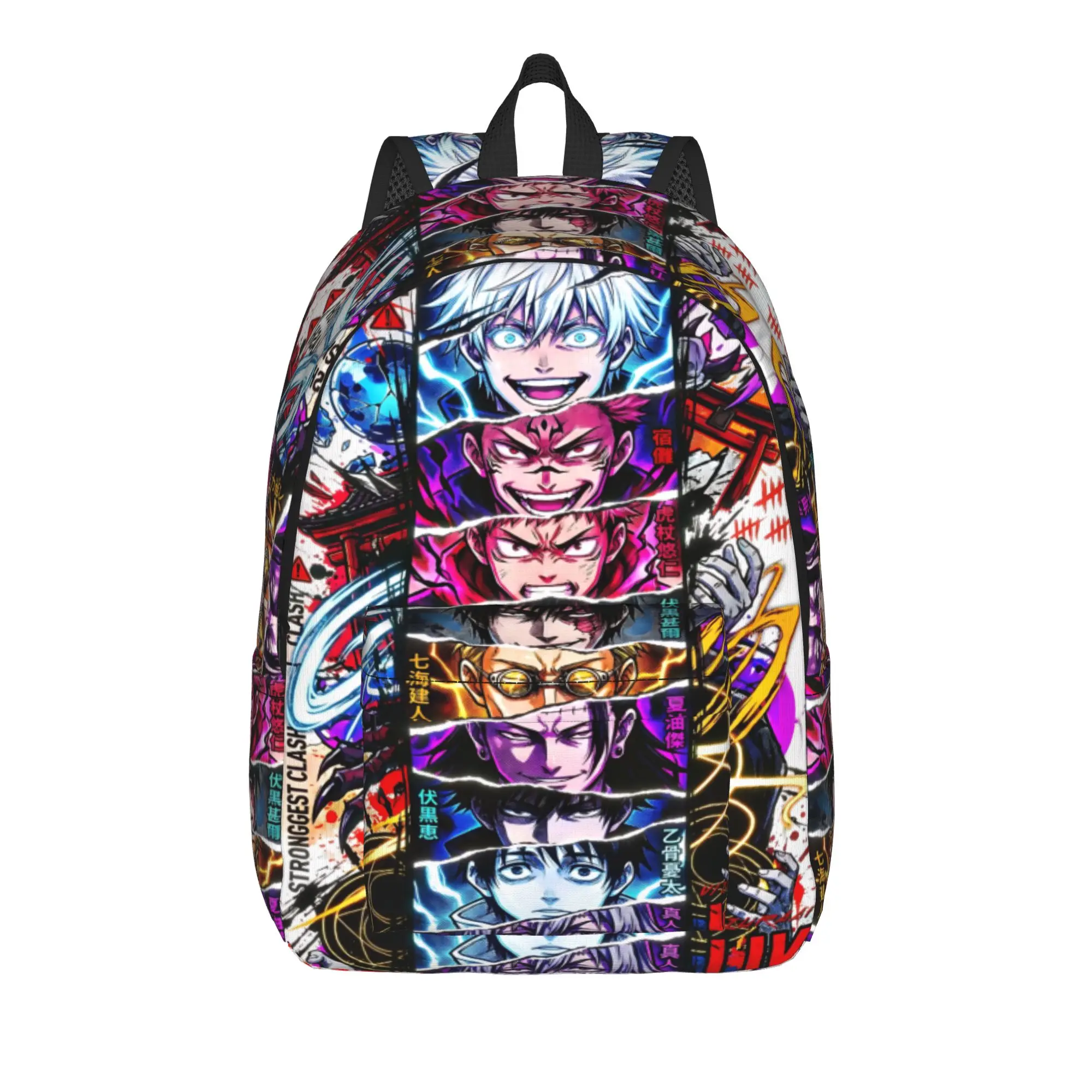 Fashion Jujutsu Kaisen Backpack funko Mochilas Good Quality Campus Retro Washable Rucksack