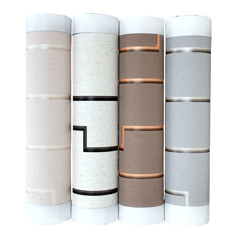 New Chinese Style Deer Skin Velvet Wallpaper for Bedroom Living Room Entrance 3D Embossed TV Background Wall Wallpaper