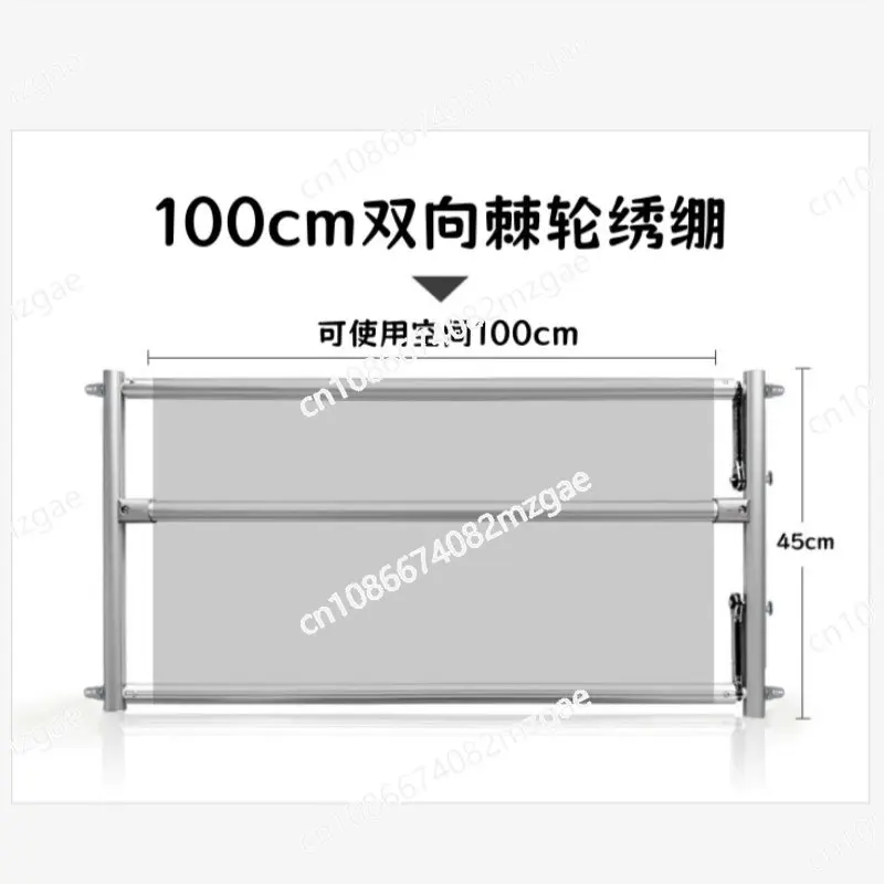 New Two-way Ratchet Stretch Pole Embroidery Stretch Bandage Cross Stitch Tools Embroidery Shelf Household Embroidery Aluminum
