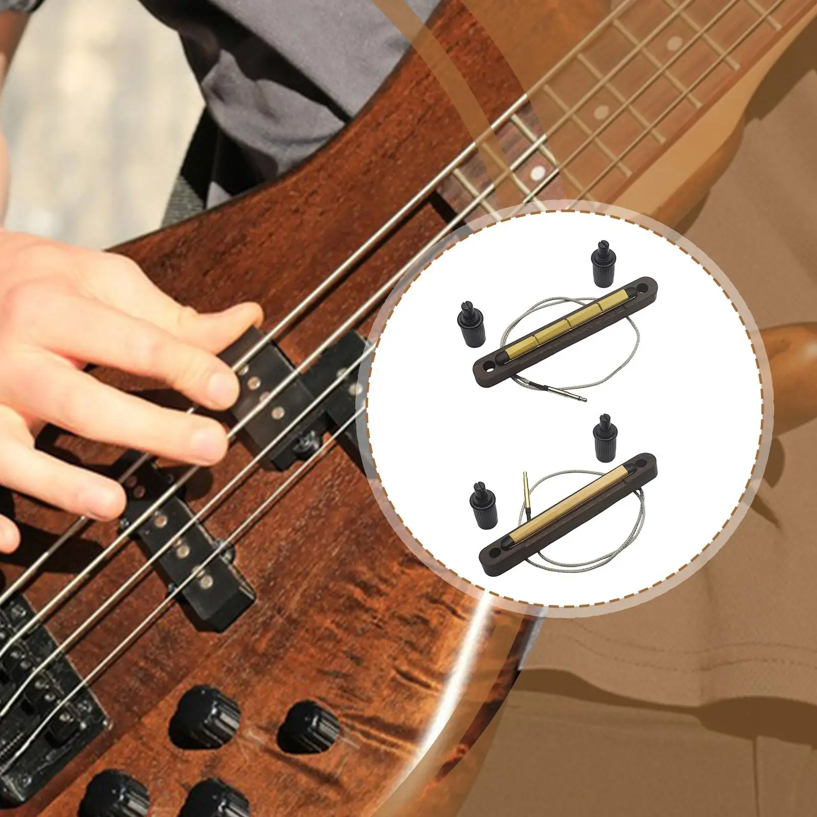 

Пьезобар звукоснимателя для бас-гитары, легкий, простой в установке, профессиональные сменные аксессуары для музыкальных инструментов, выходный разъем 2,5 мм