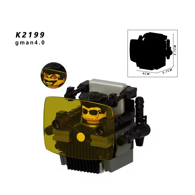 New KDL SWAT Skibidi Toilet Man Figures Anime Block Toys TvMan Titan Cameraman Speakerman Bricks Model Toy Birthday Gift - Image 69