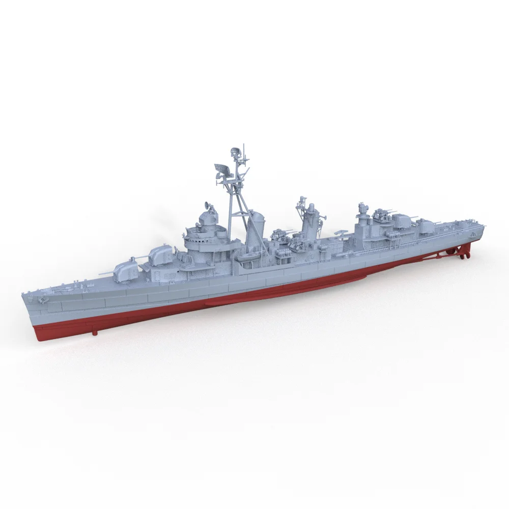 

SSMODEL SSC729 1/350, 1/700, комплект военной модели, немецкие разрушители Z21, Z4 1960, полный корпус