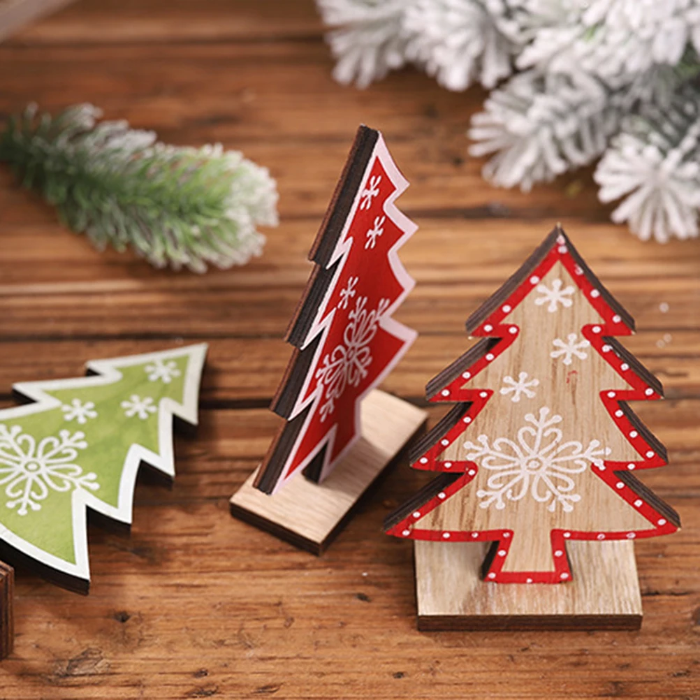 

3 Pcs Tree naments Xmas Decorative Accessories Desktop Xmas Decorative Accessory Gifts Party Home Festive Holiday