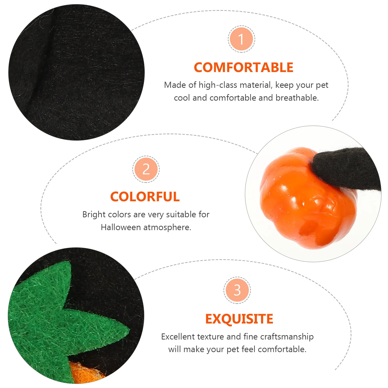 

Pumpkin Face Pet Hat Adjustable For Cat Dog Halloween Party Cosplay Wear-Resistant Comfortable Pet Supplies Costume