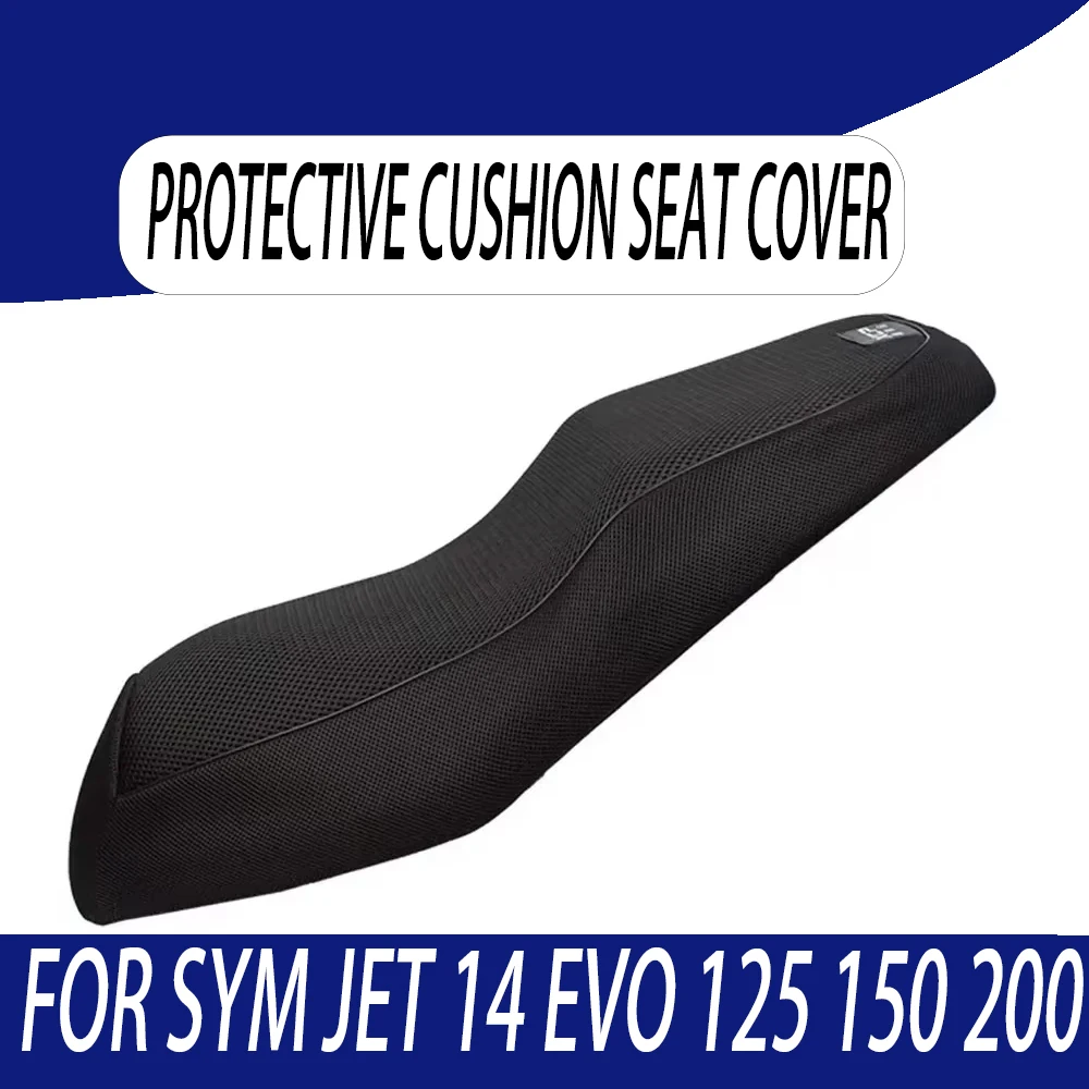 

Protective Cushion Seat Cover Nylon Fabric Saddle Seat Cover Breathable Insulation Cushion New For SYM JET 14 EVO 125 150 200