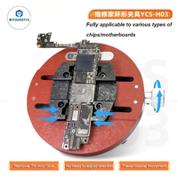 YCS Universal Phone PCB BGA Circular Fixture Motherboard CPU IC Chip Glue Tin Remove Soldering Repair Clamp Logic Board Holder