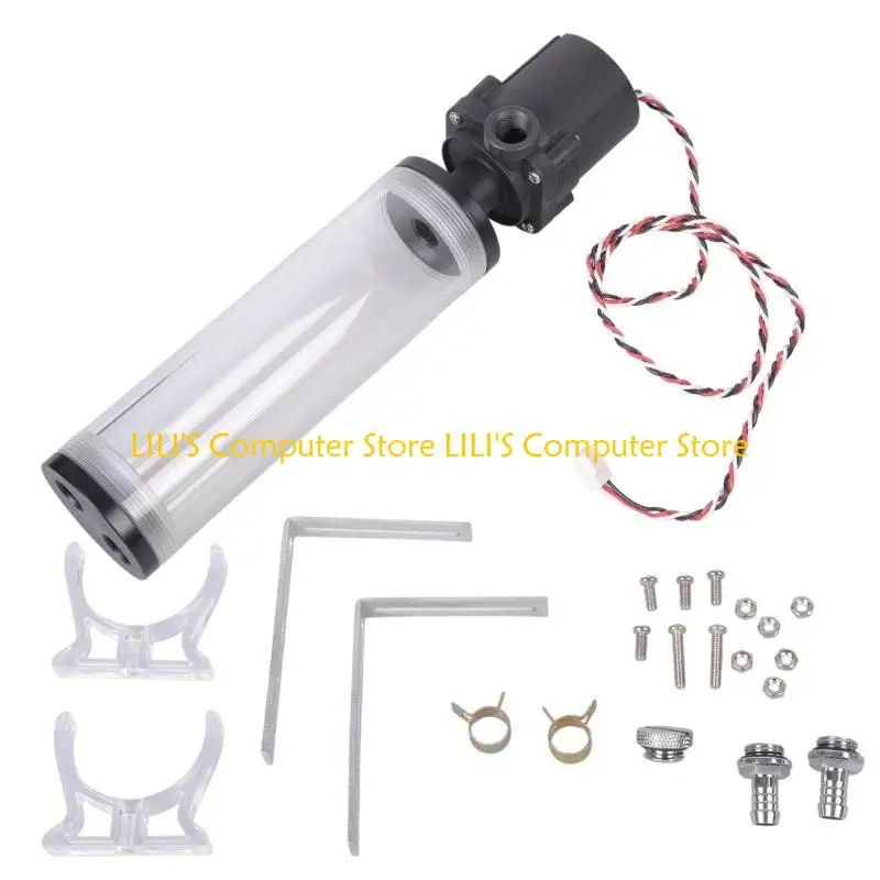 A52B Pompa Acqua G1/4 Filettatura Xhc8+160Mm Cilindro Computer Acqua per Serbatoio 12V 19W PC Wa