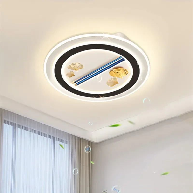 Imagem -03 - Inteligente Led Bladeless Ventilador de Teto Luz Moderna e Minimalista Invisível Ventilador Lâmpada para Sala Estar Dinging Quarto Decoração Luz Teto