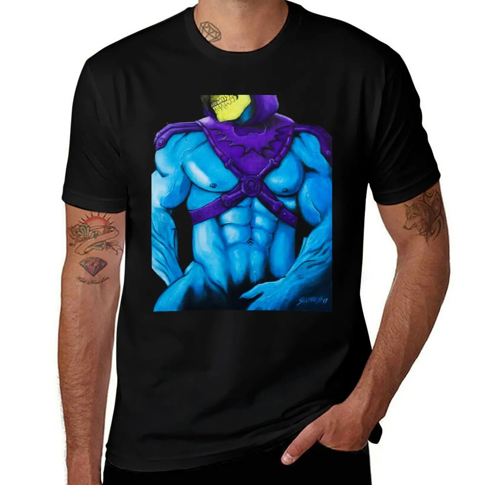 

T-Shirt graphic man cotton shirt t shirt man shirts man T-Shirt torso Evil warrior t funny t