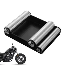 Motorcycle Wheel Cleaning Bracket Auto Tire Roller Steel Stand Tire Wash Cleaning Tool Roller Ramp For Motorcycle Tire Cleaning
