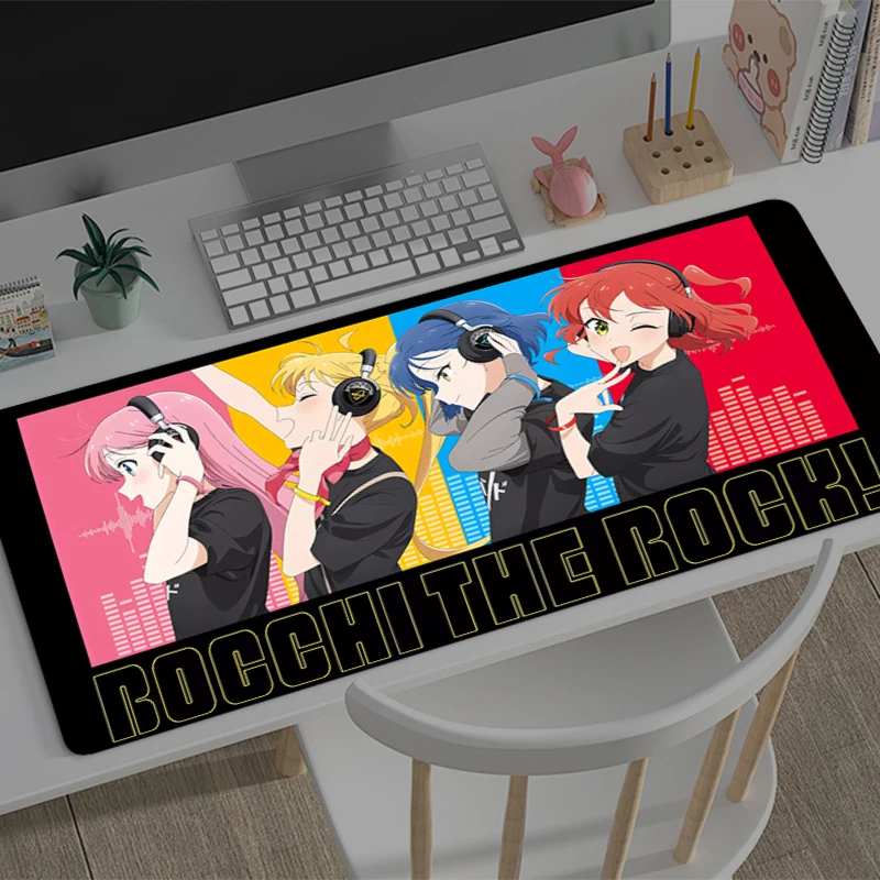 

Gaming Mousepad B-bocchi The R-rock Anime Mouse Mat Office Gamer Computer Mouse Pad HD Print Large Desk Mat PC carpet Mousepad