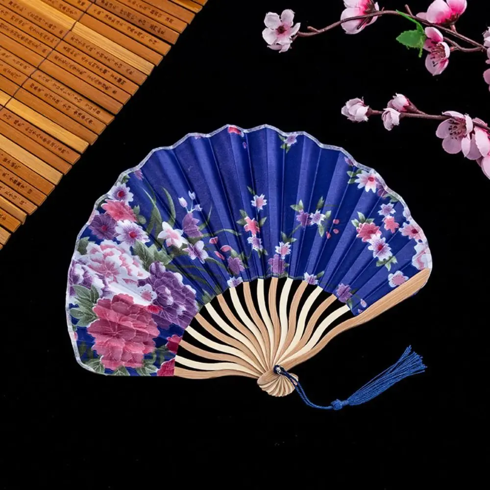 Artistic Cooling Handicrafts Bamboo Craft Gift Home Decoration Photography Prop Dance Fan Folding Fan Hand Fan