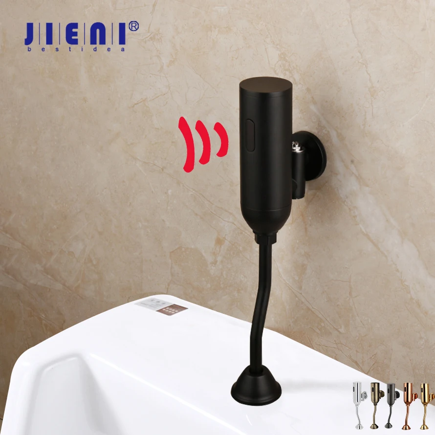 

JIENI Sensor Urinal Automatic Touchless Toilet Urinal Flush Valve Wall Mounted & Adjustable Water Flow Bathroom Accessories