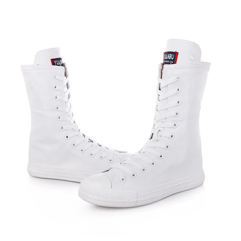 Women\'s Vulcanized Shoes Mid Top Side Zipper Canvas Shoes Women\'s Dance Breathable Soft Comfortable Women\'s Shoes Sneakers Woman