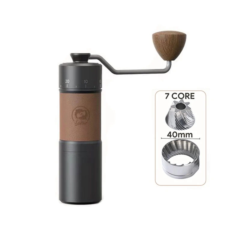 

Manual Coffee Grinder Portable Grinder Mill New High Quality Adjustable Steel Core Burr For Kitchen Espresso Coffee Milling Tool