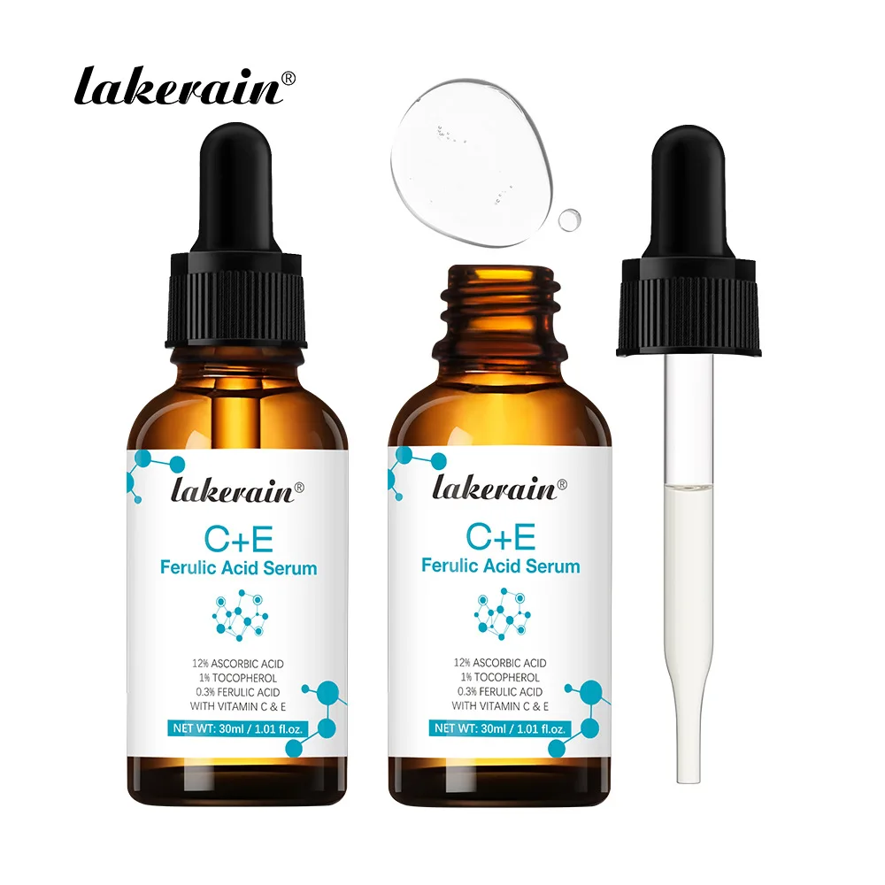 سيروم ليكراين فيتامين C + E للوجه، علاج مضاد للأكسدة لتفتيح البشرة ومكافحة الشيخوخة، يشد ويحمي البشرة #4