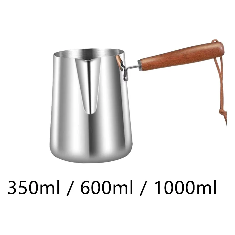 Cafetera turca multifuncional, tetera para café, duradera y fácil de limpiar, ideal para preparar café, té y para usar como recipiente para derretir chocolate en la oficina, el hogar, el bar o la cocina.