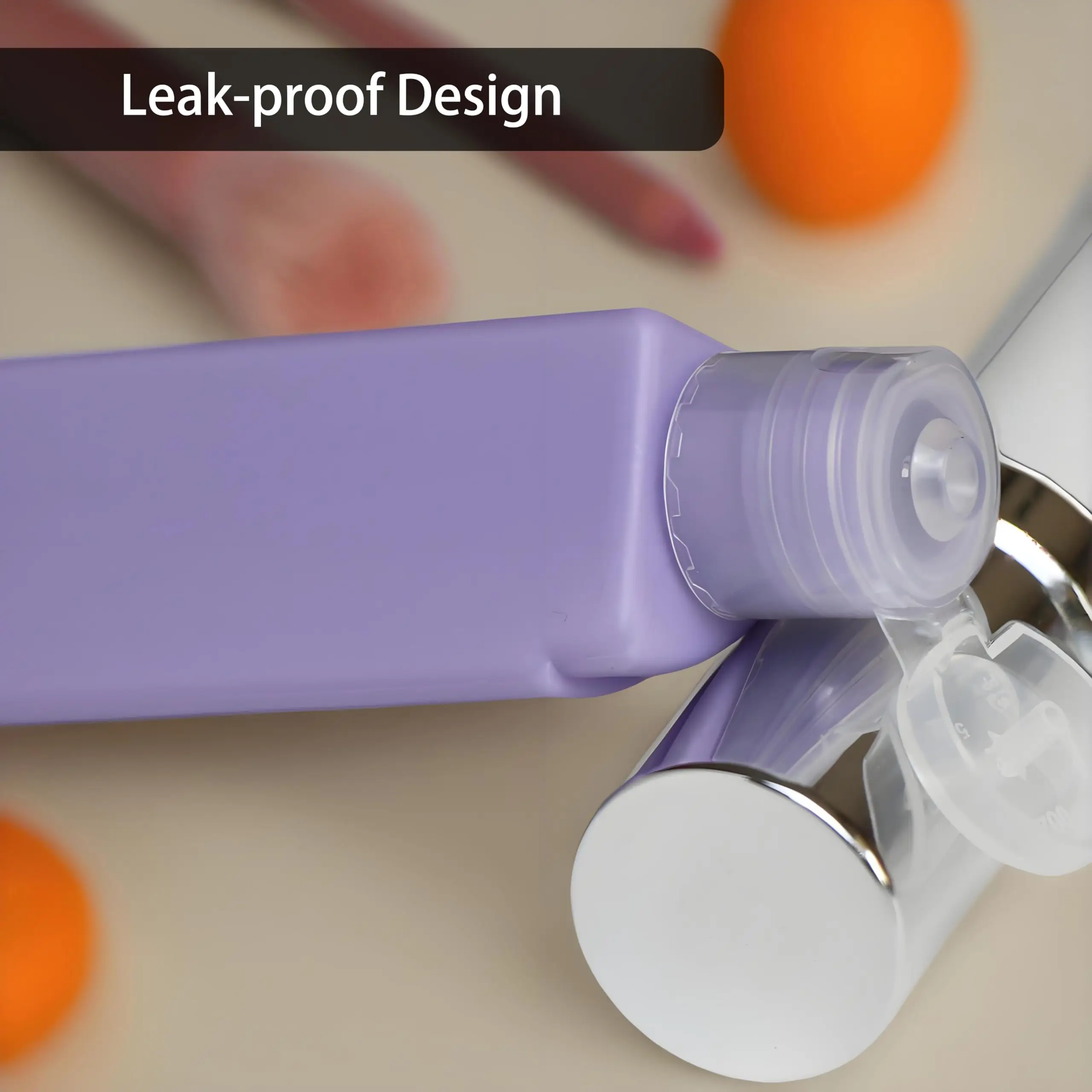 Bottiglie da viaggio per articoli da toeletta Bottiglie portatili 4 in 1 Contenitori da viaggio comprimibili a prova di perdite Bottiglia riutilizzabile per shampoo