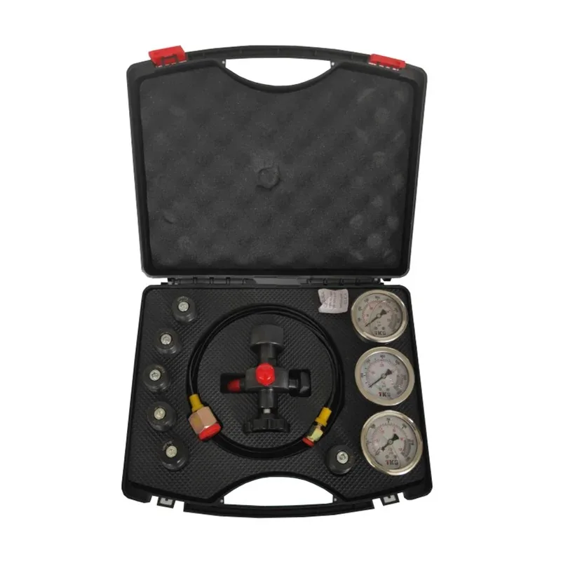 7 IN 1  Pressure Test Kit Hydraulic Accumulator Cylinder Nitrogen Gas Charging Kit