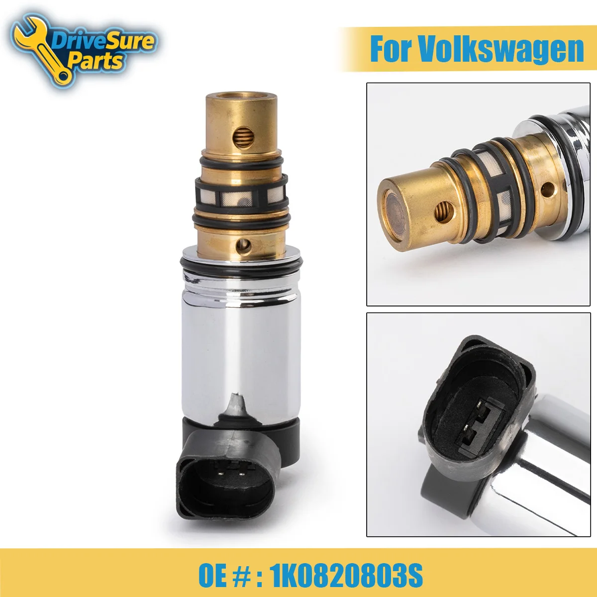 

For VV Golf Jetta Passat Tiguan Touran Beetle Rabbit PXE14 PXE16 AC 1K0820803S High Quality Compressor Control Valve