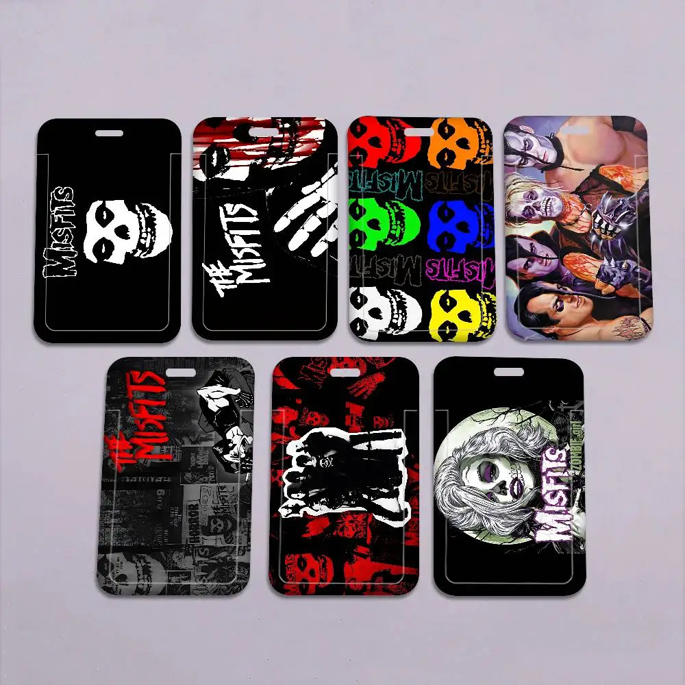 

Классическая панк-группа The M-Misfits: держатели для банковских и кредитных карт с длинным ремешком, чехол для удостоверения личности сотрудника, держатель для карт медсестры