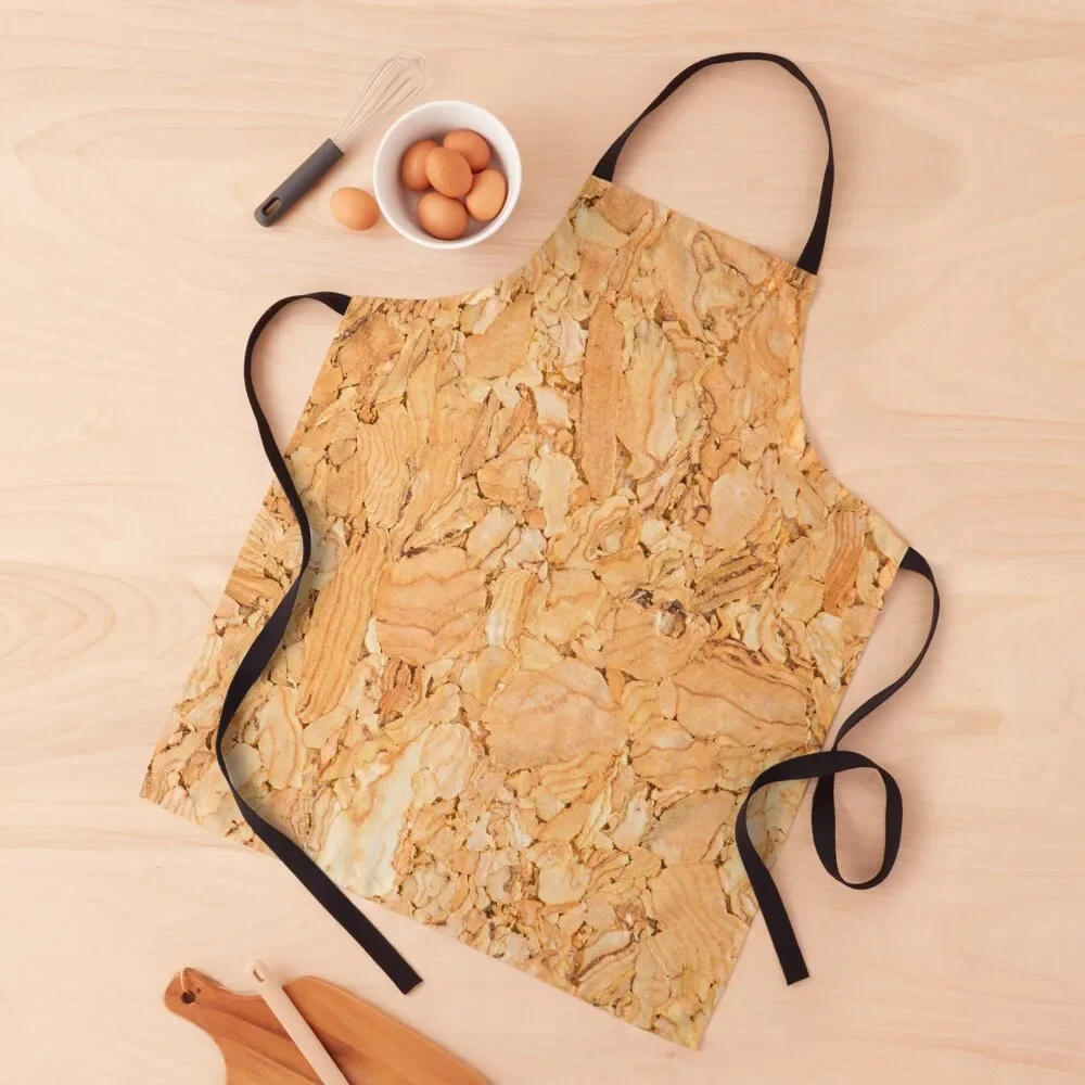 Cork Texture Apron Cooking Clothes Kitchen Tools Apron