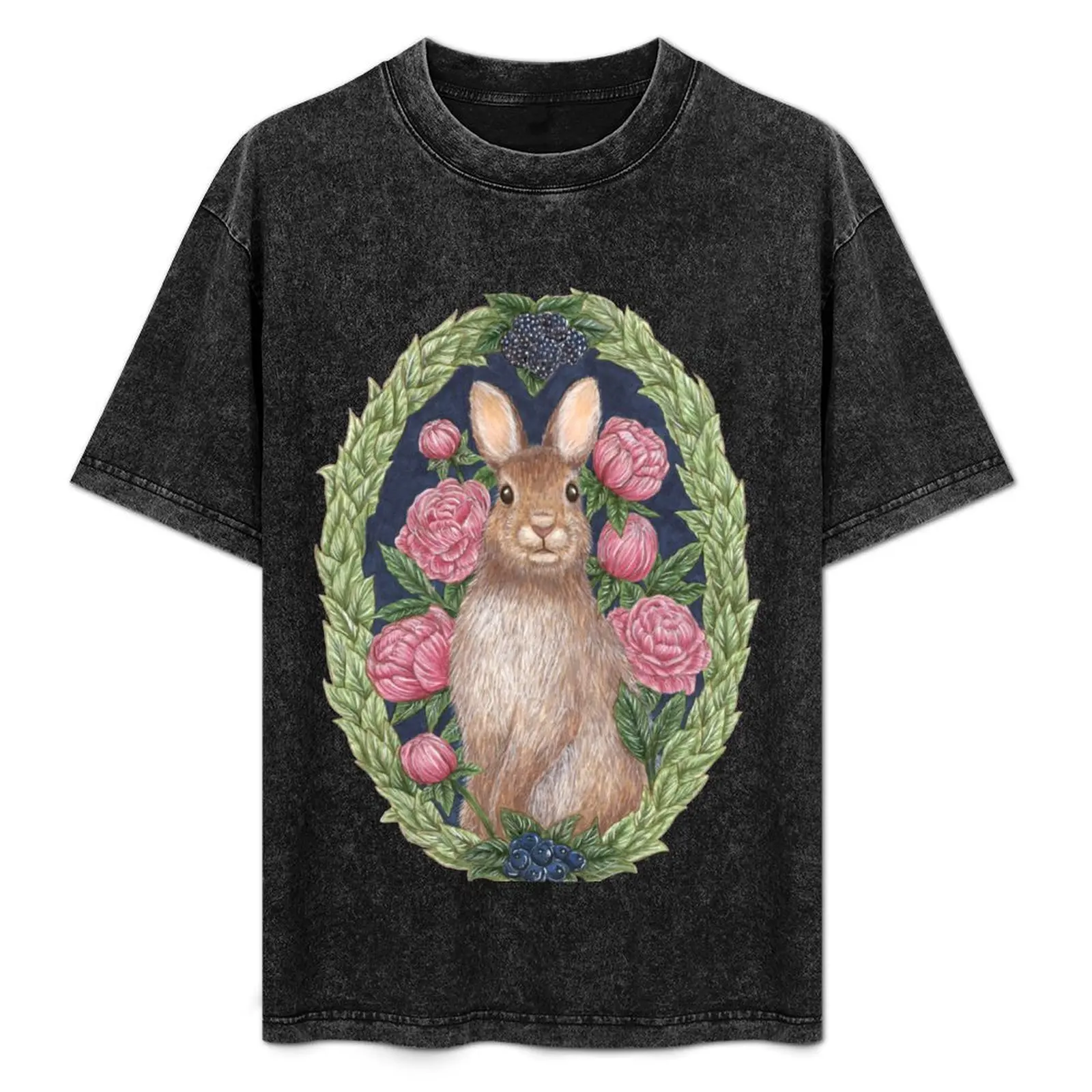 

Mr. Bun Bun T-Shirt plus size clothes blue archive shirts graphic tee mens t shirt