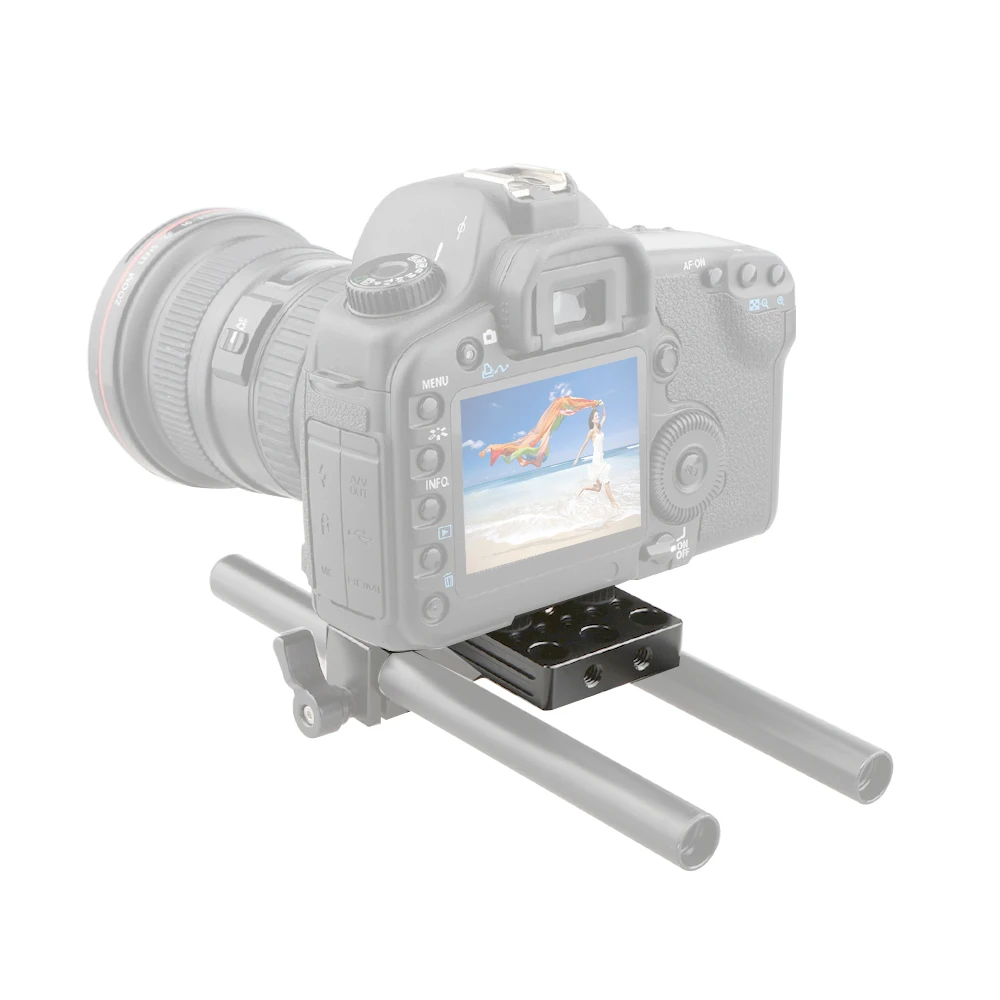 HDRiG-Plaque universelle pour appareil photo DSLR Arca Swiss, plaque à dégagement rapide, adaptateur de trépied, support avec vis de 1/4 ", tête de trépied