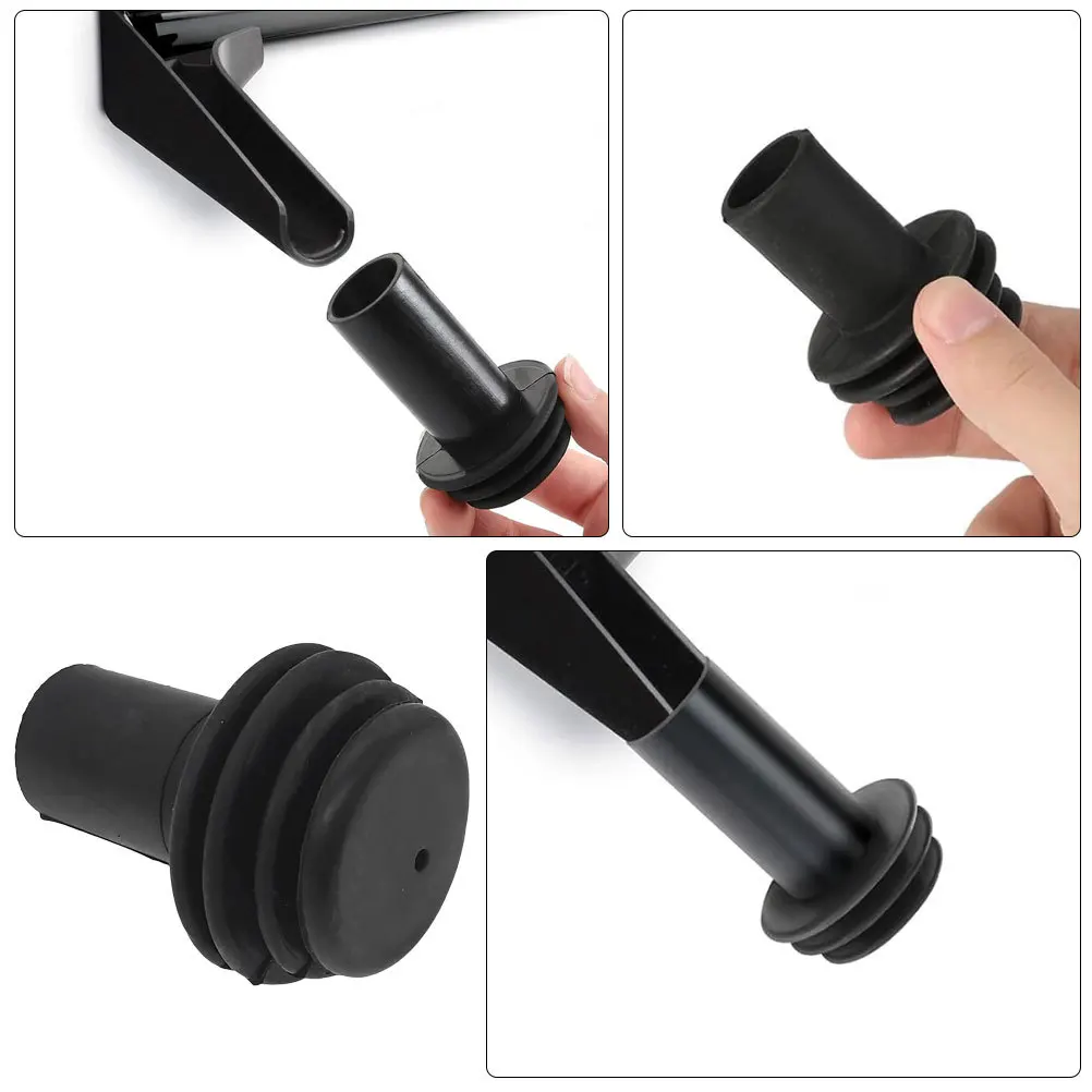 

4pcs Gutter Durable Waterproof Spout Extension For Rv Roof Protection Rv Rain Gutter Extensions Pipe Fitting