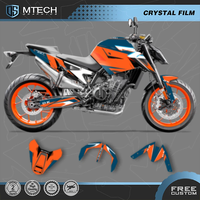 

DSMTECH Motorcycle Graphics For KTM 2018 2019 2020 2021 DUKE 18-21 DUKE 790 890 Decals Stickers Kits 008