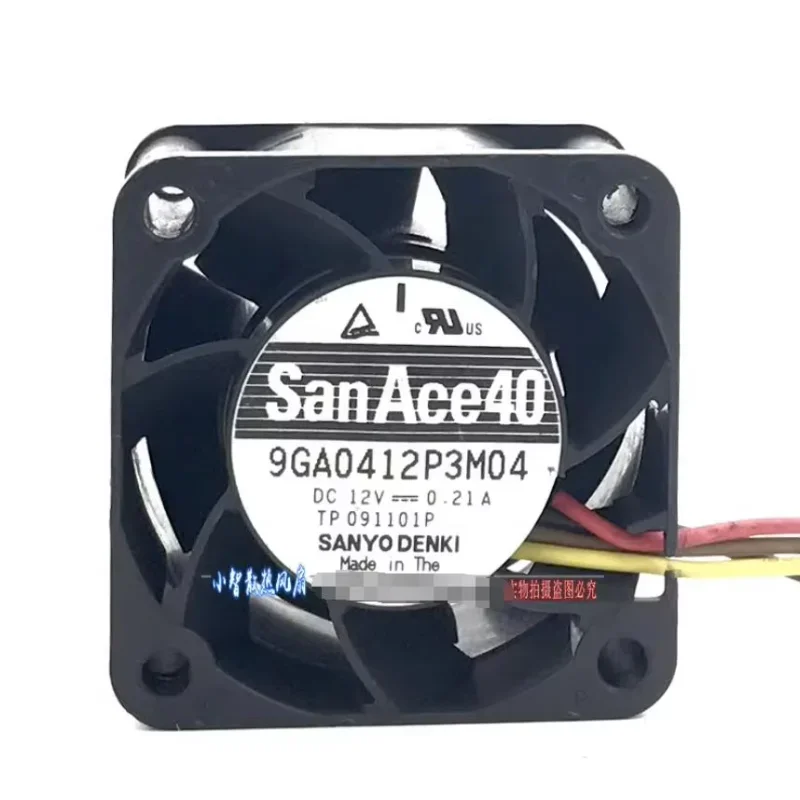 

Вентилятор охлаждения сервера SANYO DENKI 9GA0412P3M04 DC 12V 0.21A 40x40x28мм, 4-проводной